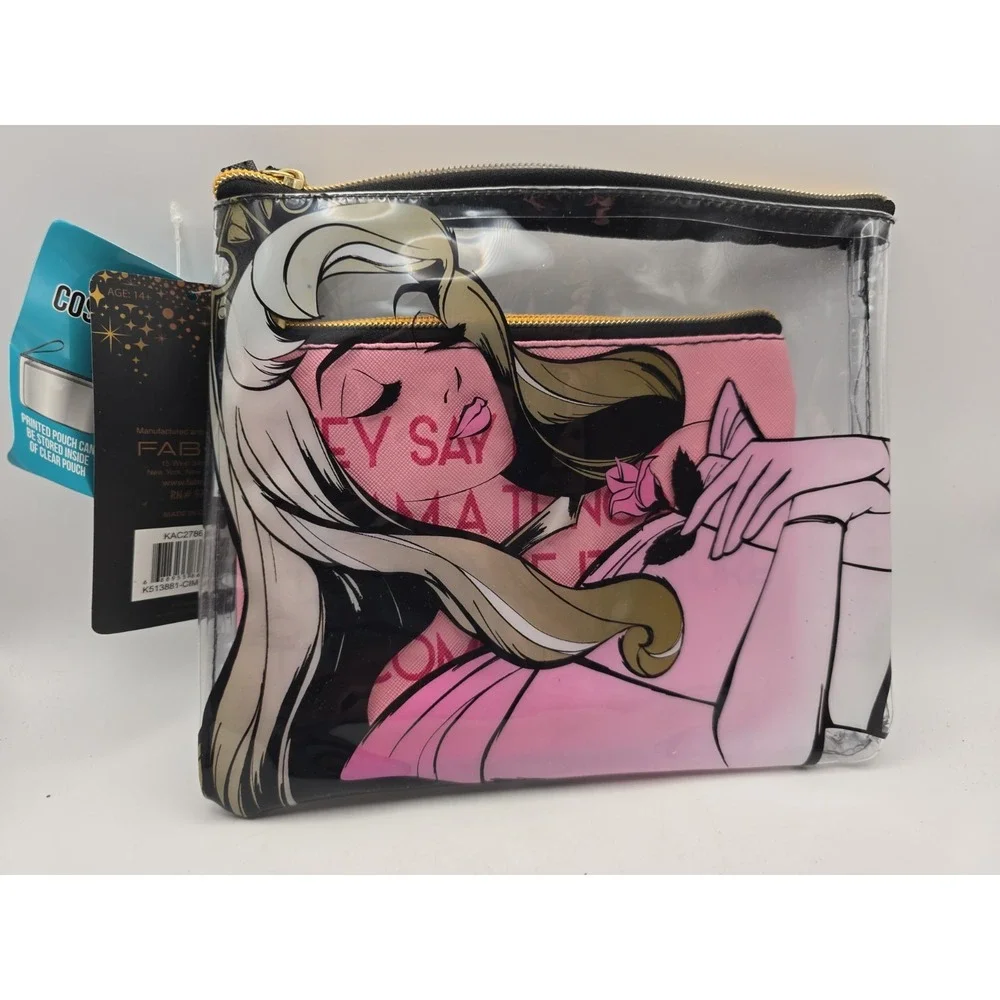 Disney princess 2 piece cosmetic case set brand new with tags